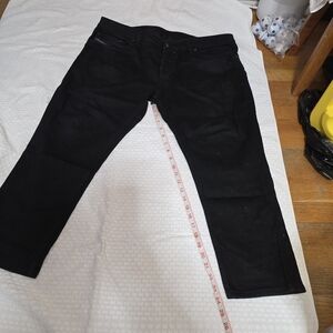 Diesel Men's Dark Black Straight Jeans